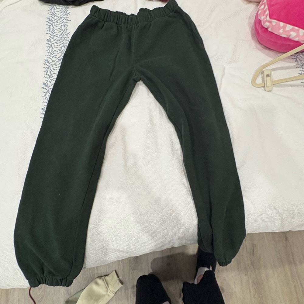Dark Green Jogger Pants brandy sweatpants